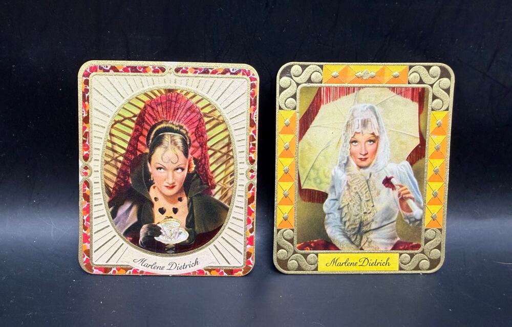 1930s Garbaty Marlene Dietrich Cards Schondeitsgalerie Blue Angel Venus Blonde